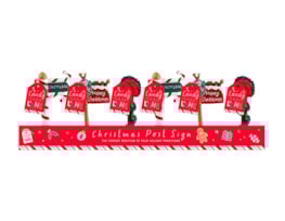 Wholesale Festive Christmas Post Sign Ornament | Bulk Buy Christmas Ornament Wholesale Festive Christmas Post Sign Ornament | Bulk Buy Christmas Ornament