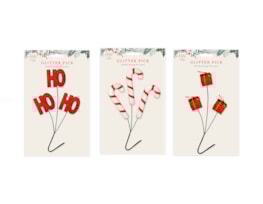 Wholesale Novelty Glitter pick christmas picks and sprays wholesale