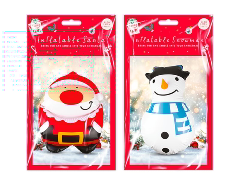 Wholesale Inflatable Christmas Character 60 x 41cm Wholesale Inflatable Christmas Character 60 x 41cm