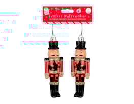 Wholesale Red Nutcracker Decorations - 2pk Wholesale Red Nutcracker Decorations - 2pk
