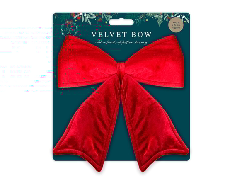 Wholesale Red Velvet Bow Decoration Wholesale Red Velvet Bow Decoration