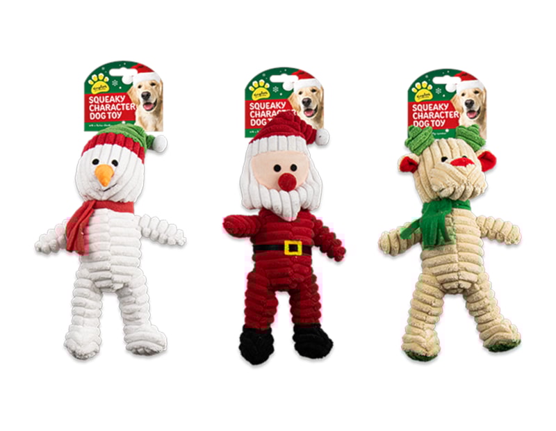 Wholesale Squeaking Christmas Character Dog Toy | Bulk Buy Christmas Dog Toys Wholesale Squeaking Christmas Character Dog Toy | Bulk Buy Christmas Dog Toys