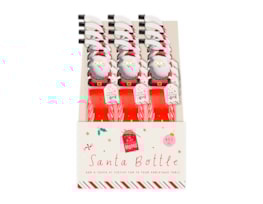 Wholesale Santa Re-usable Plastic Bottle CDU Wholesale Santa Re-usable Plastic Bottle CDU