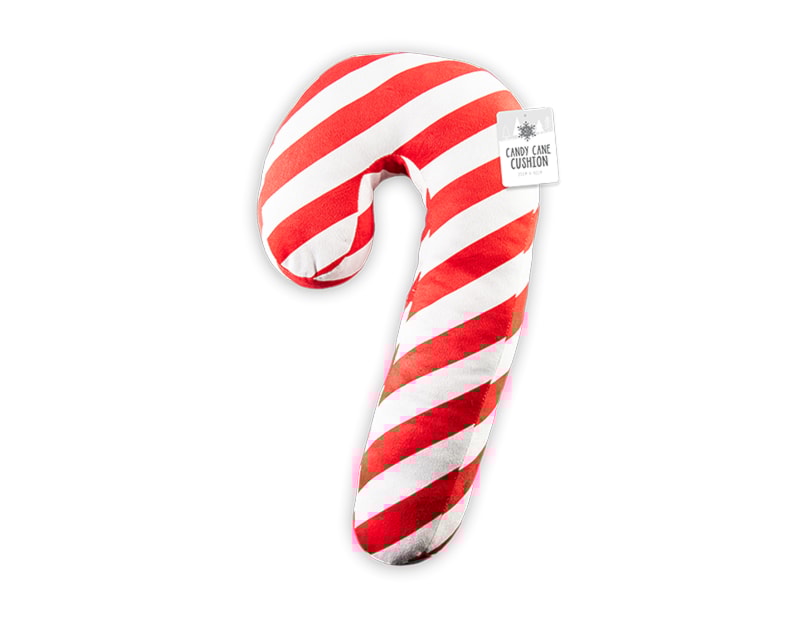 Wholesale Candy Cane Cushion 40cm x 22cm Wholesale Candy Cane Cushion 40cm x 22cm