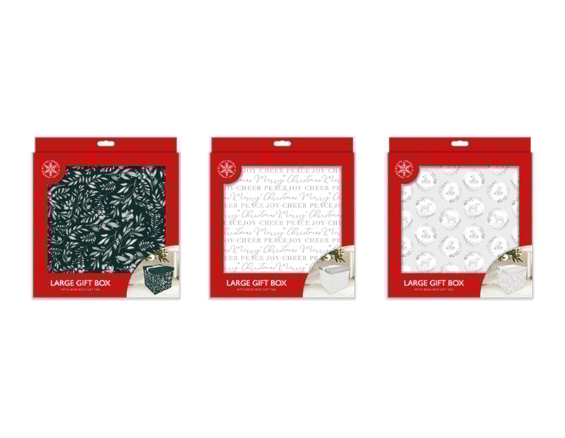 Wholesale Christmas Large Folding Gift Box with Bow Tie Wholesale Christmas Large Folding Gift Box with Bow Tie