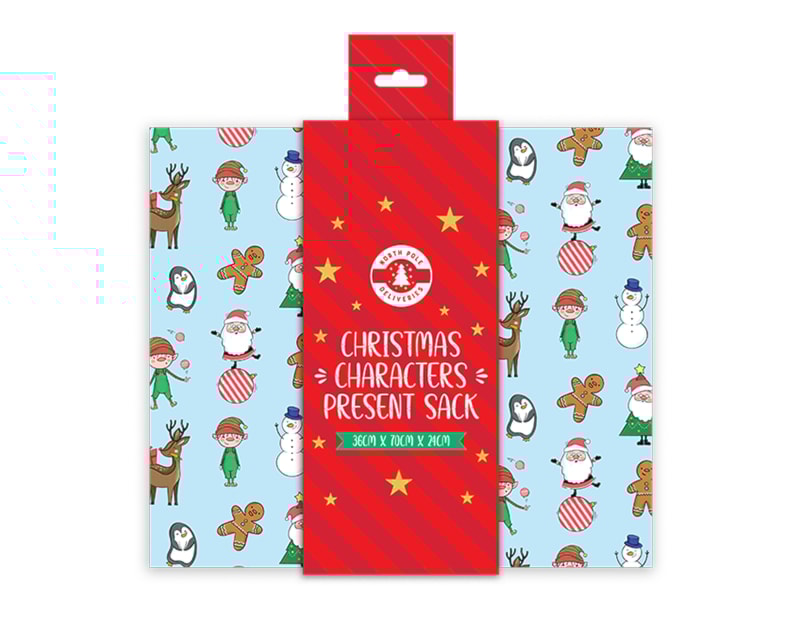 Wholesale Christmas Character Paper Present Sack Wholesale Christmas Character Paper Present Sack