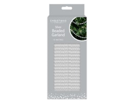 Wholesale Silver Beaded Garland 10M Wholesale Silver Beaded Garland 10M