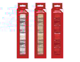 Wholesale Metallic Ribbon Cobs 6pk Wholesale Metallic Ribbon Cobs 6pk