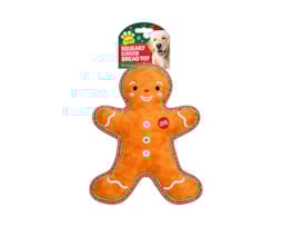 Wholesale Christmas Pet Gingerbread Squeaky Toy Wholesale Christmas Pet Gingerbread Squeaky Toy