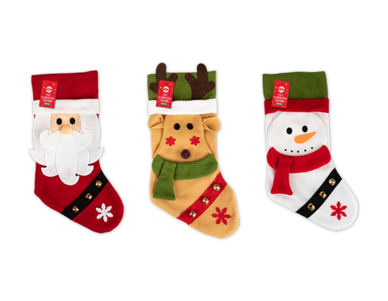 Wholesale Christmas Character Felt Stocking Wholesale Christmas Character Felt Stocking