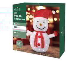 Wholesale Pop-Up 40 LED Snowman 60cm x 70cm Wholesale Pop-Up 40 LED Snowman 60cm x 70cm
