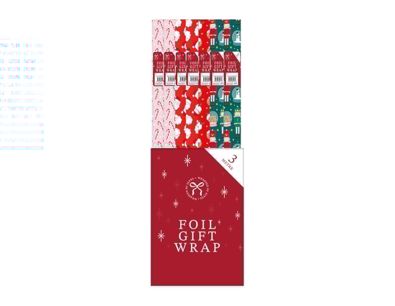 Wholesale Cute Christmas Foil Wrapping Paper | Gem Imports Ltd Wholesale Cute Christmas Foil Wrapping Paper | Gem Imports Ltd