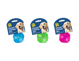 Flashing and Squeaky Play Ball