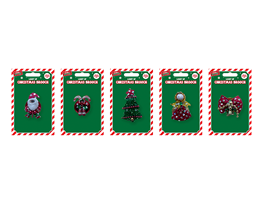 Wholesale Xmas Brooch With Lights Xmas Brooch With Lights