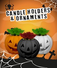 Wholesale Halloween Candle Holders and Ornaments