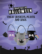 Wholesale Halloween Treat Buckets, Plates and Bags