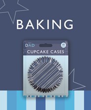 A range of wholesale Father's day baking and tableware.