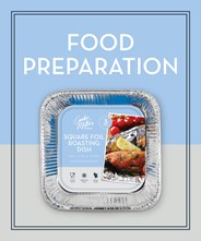 Value containers and wraps for packaging and preparing food.