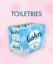 A full range of toiletries and essential toiletry items