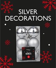 Wholesale Christmas Decorations - Silver Wholesale Christmas Decorations - Silver