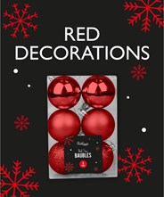 Wholesale Christmas Decorations - Red Wholesale Christmas Decorations - Red