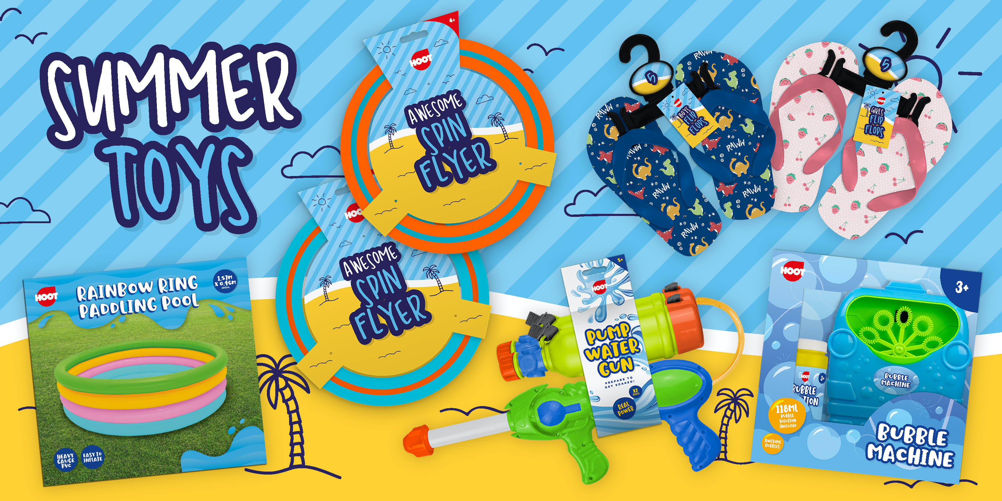 A range of wholesale Summer Toys