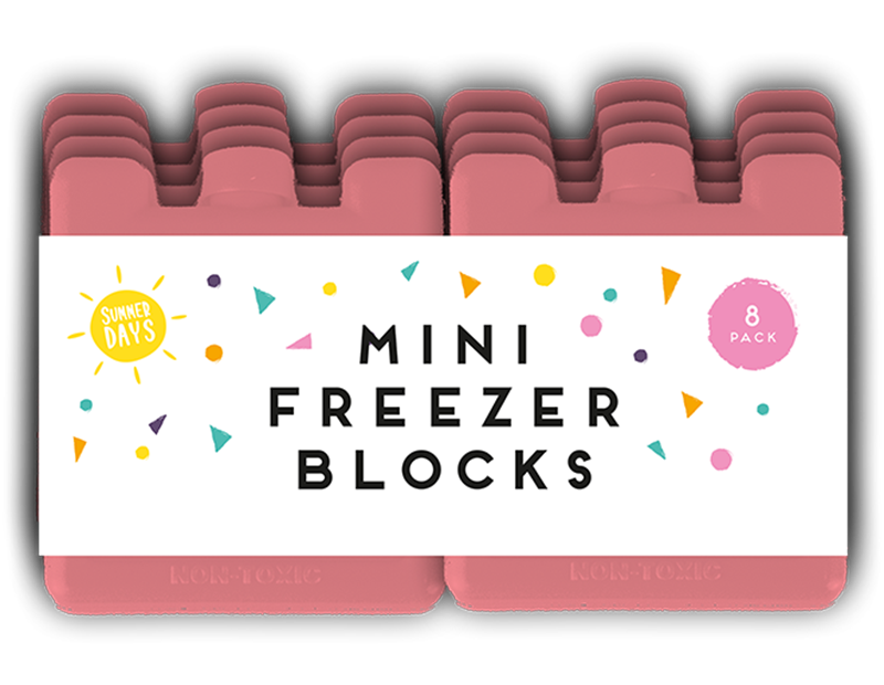 Summer Mini Freezer Blocks 8pk PDQ