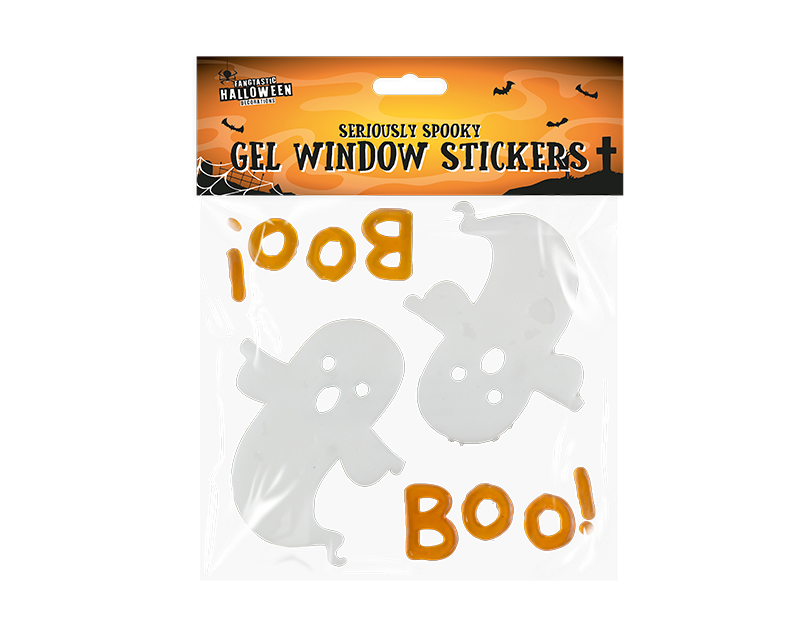 Assorted Halloween Gel Window Stickers