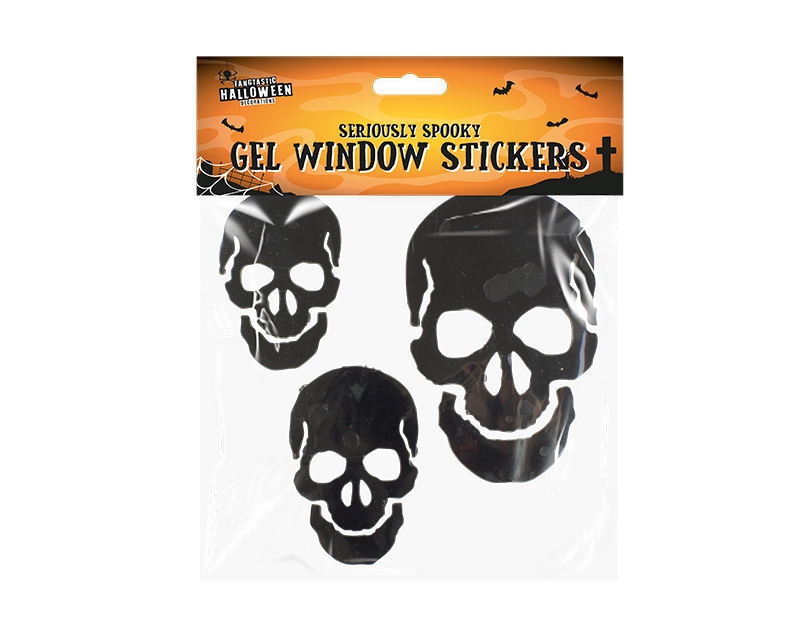 Wholesale Assorted Halloween Gel Window Stickers
