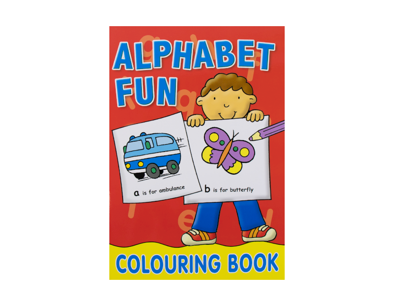 Alphabet & Number Colouring Book