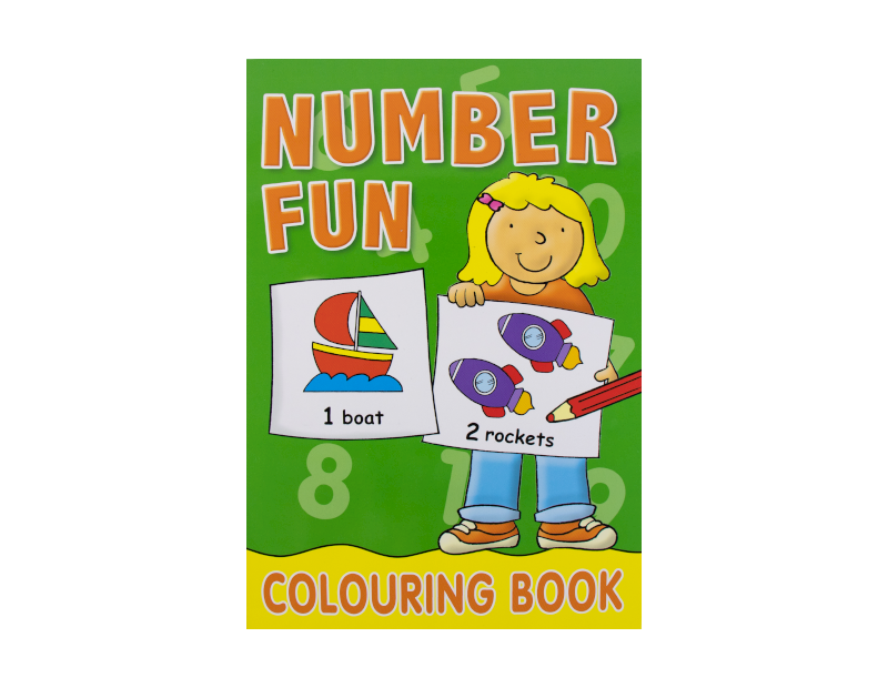 Alphabet & Number Colouring Book