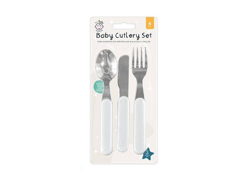 Wholesale Baby C0utlery Set 3pk