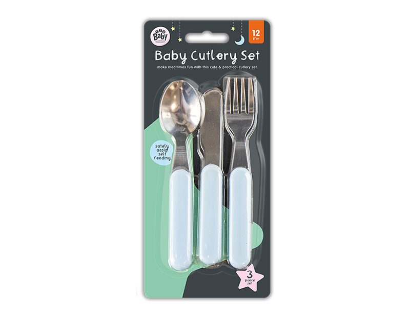 Wholesale Baby C0utlery Set 3pk