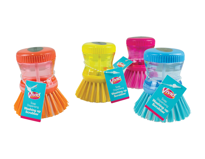 Wholesale Soap Dispensing Washing Up Scrubbers
