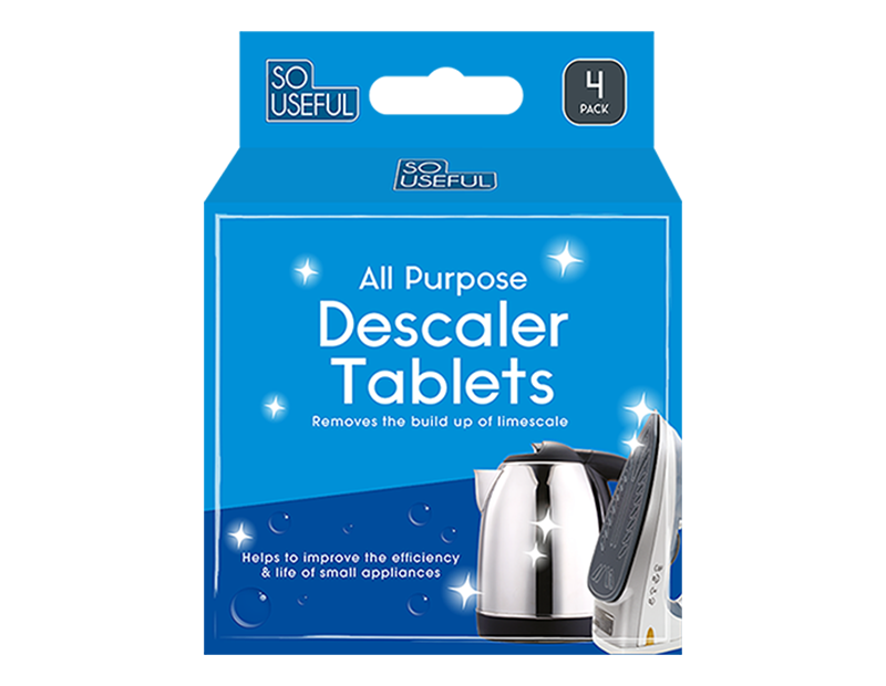 Wholesale Descaler Tablets 4pk With Clip Strip