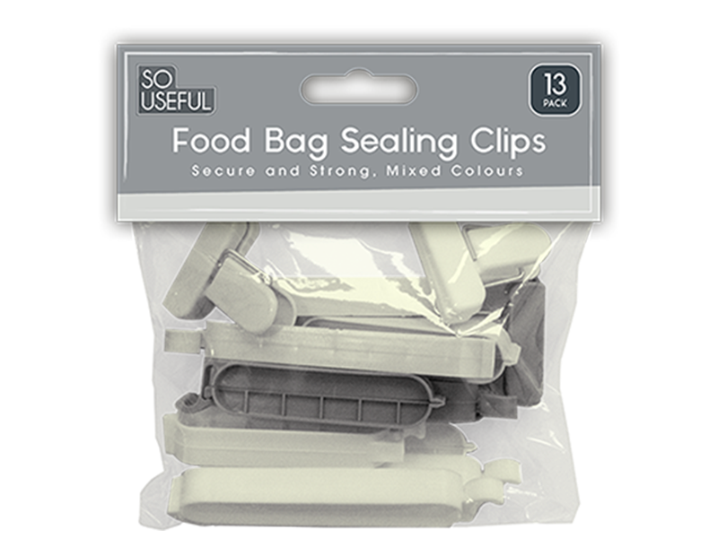 Wholesale Bag Sealing Clips 13pk With Clip Strip