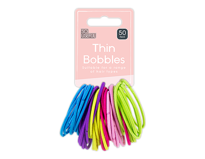 Wholesale Thin Bobbles 50pk With Clip Strip