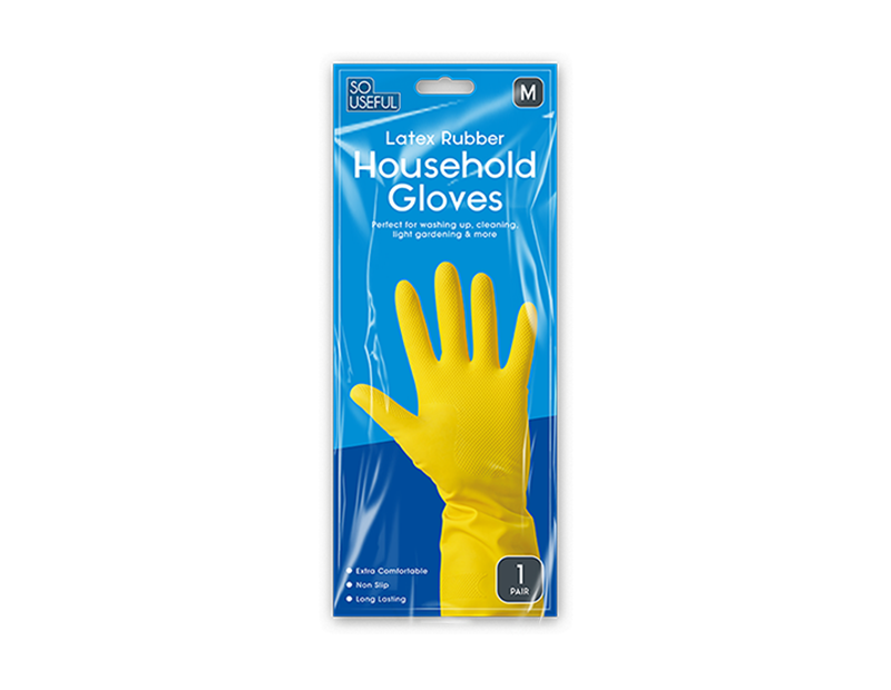Wholesale Household Gloves Medium With Clip Strip