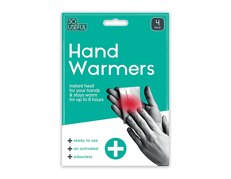 Wholesale Hand Warmers 4pk With Clip Strip