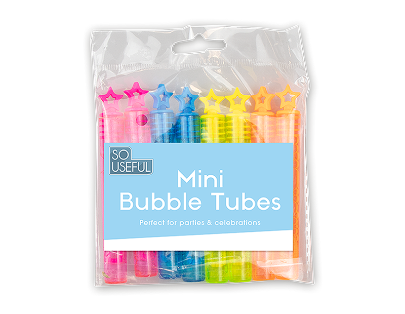 Wholesale Bubble Tubes 8pk With Clip Strip