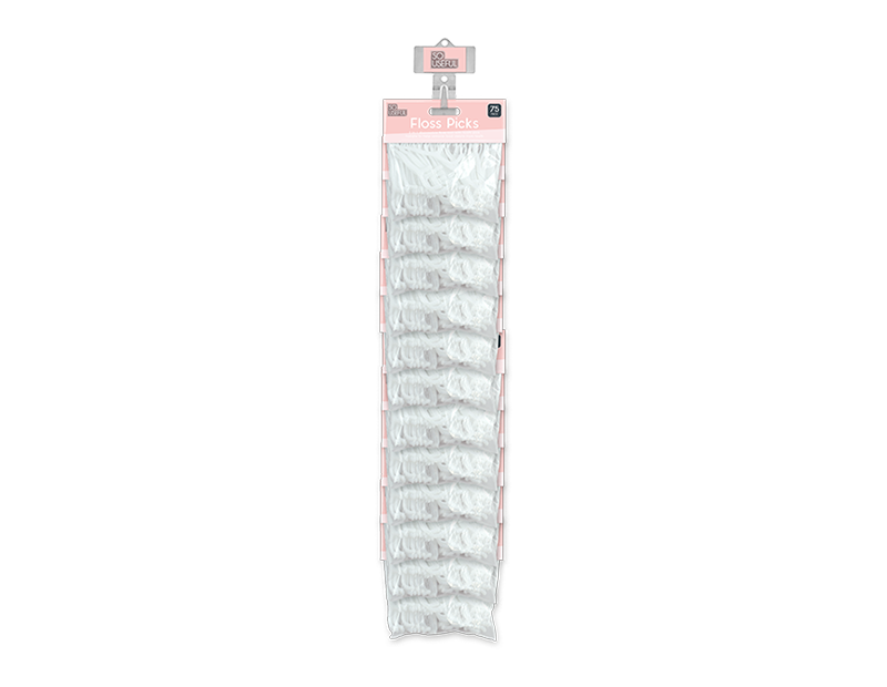 Wholesale Dental Floss Toothpicks 75pk With Clip Strip