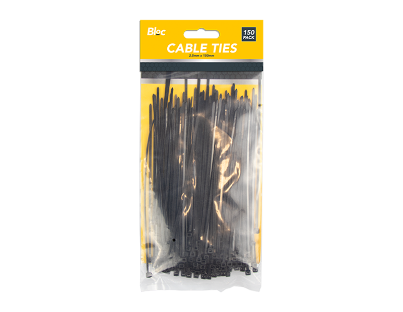 Cable Ties 2.5mm x 150mm - 150 Pack