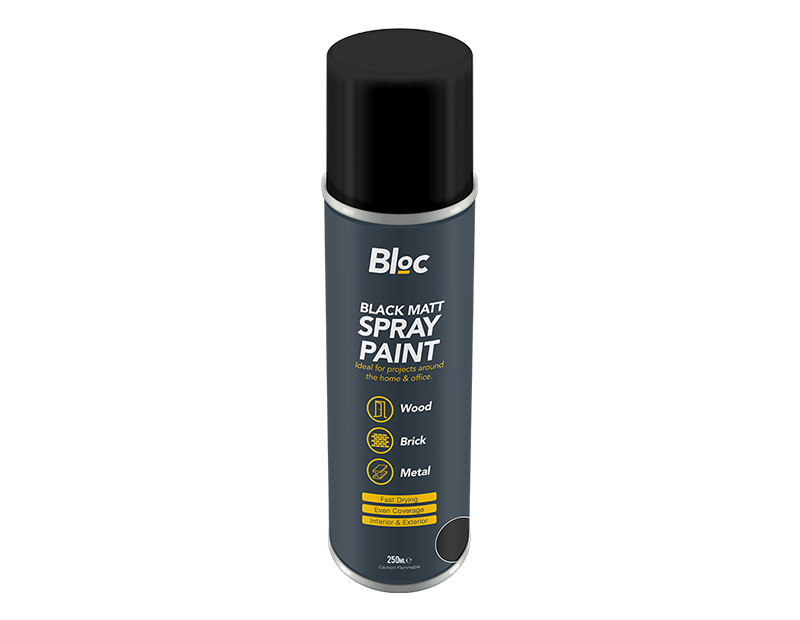 Wholesale Auto Spray Paint Matte Black 250ml