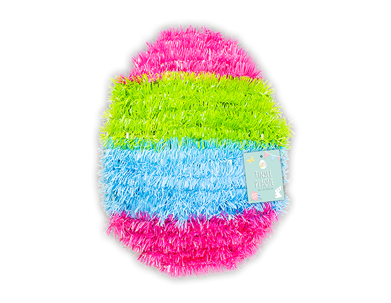 Easter Tinsel Wall Plaque