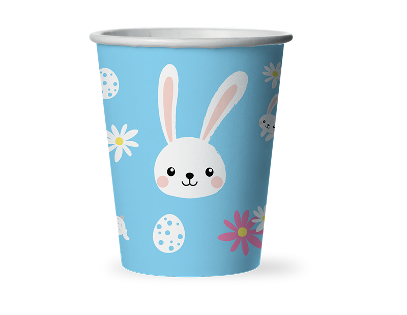 Easter Disposable Paper Cups - 12 Pack
