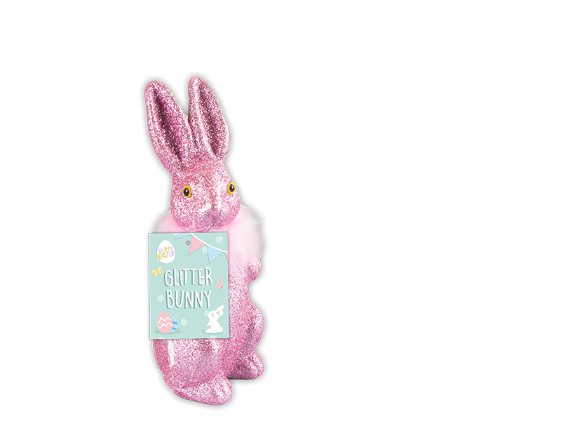 Wholesale Glittery Bunny Decorations | Gem imports Ltd.