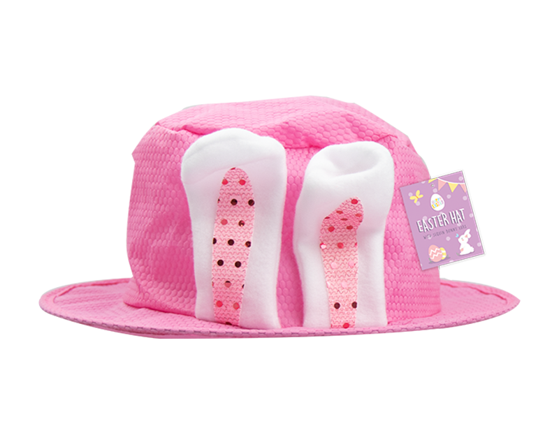 Wholesale Easter Hat with Sequin bunny Ears | Gem imports Ltd.