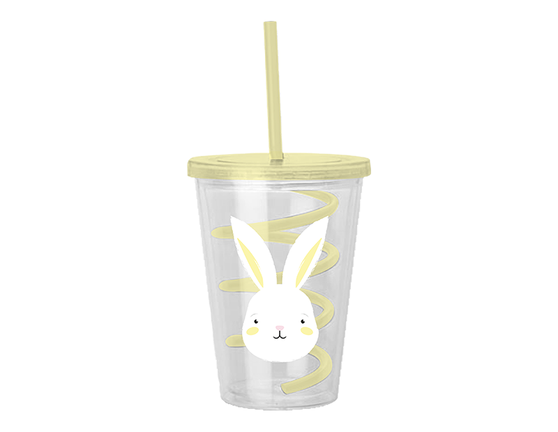Easter Cup & Swirly Straw 650ML