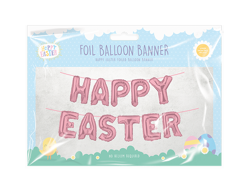 Easter Foil Balloon Banner
