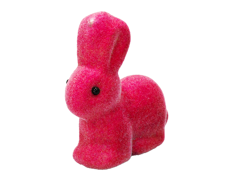 Wholesale Mini Flocked Bunny Decorations | Gem imports.